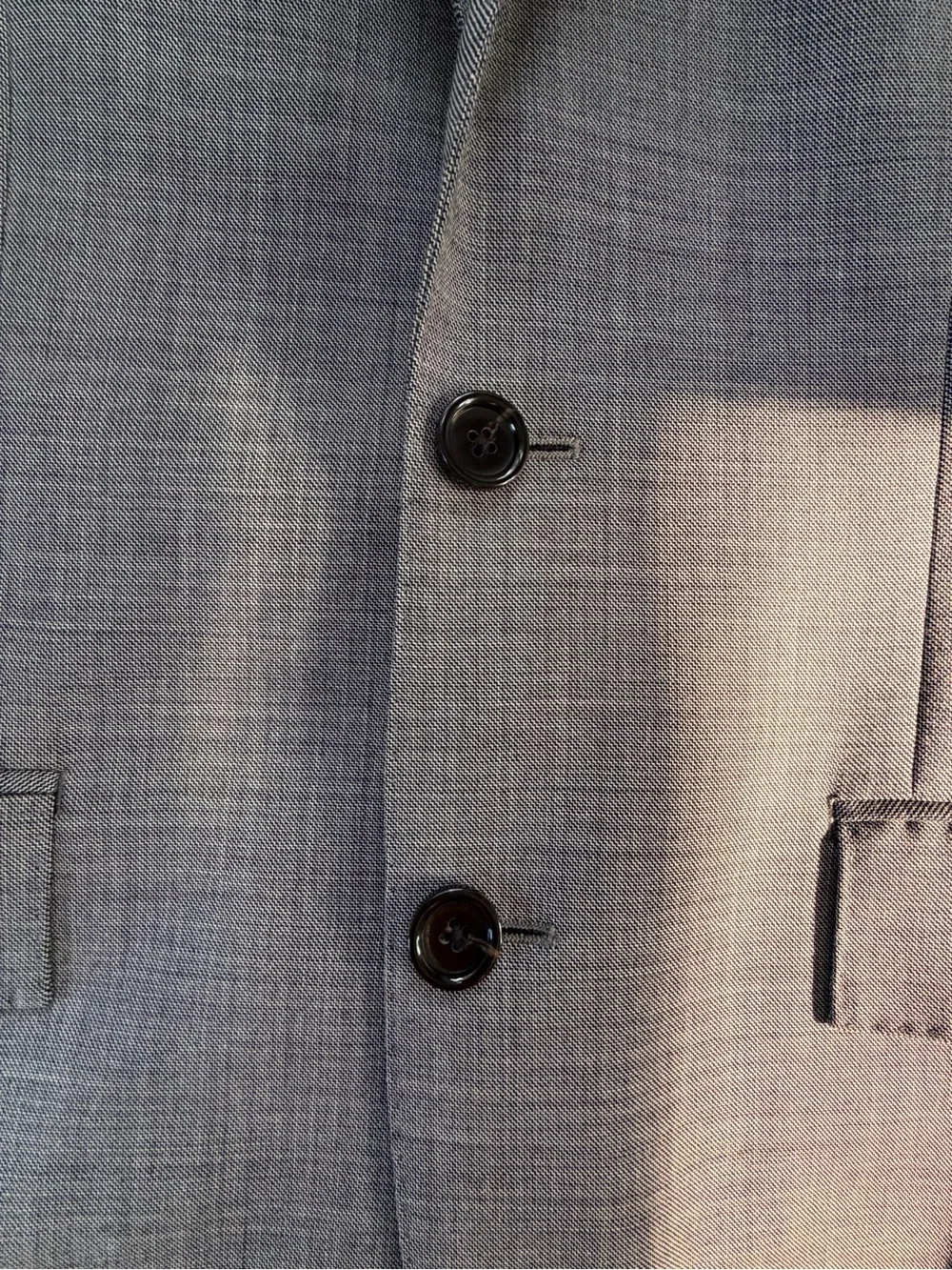 J. Crew Ludlow Slim Suit 36R w 30x30 Pants Italian Stretch Mineral Grey Wool